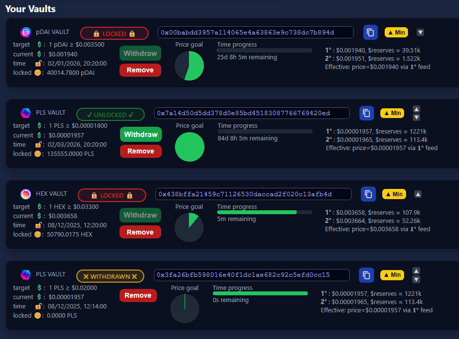 Example Vaults Desktop
