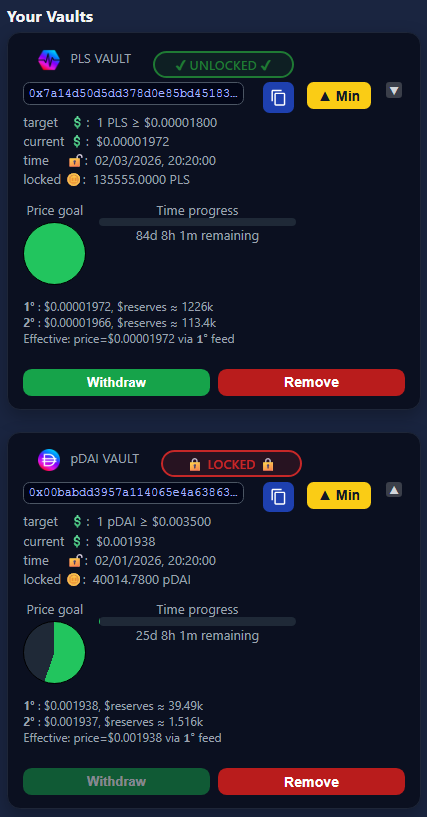 Example Vaults Mobile